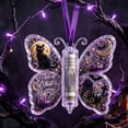 thumbnail image 4 of Halloween Cash Gift Ornament, Acrylic Money Holder with Butterfly with Spooky Night Scene Design for Fall Party Decor, 4 of 7