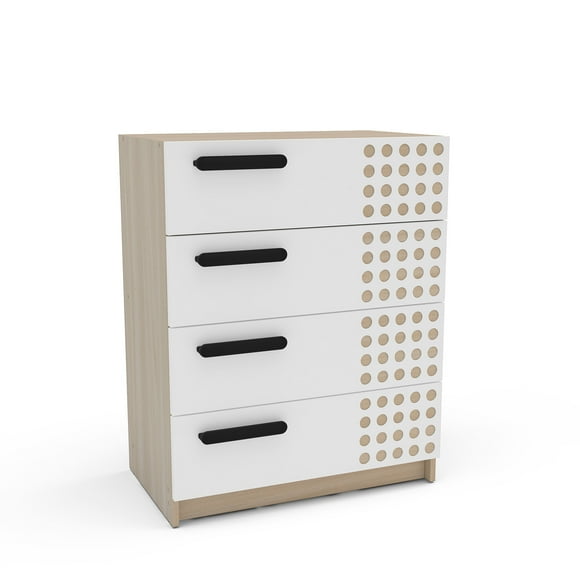 Cómoda Cajonera para Dormitorio 4 Cajones Bossa Domi Blanco