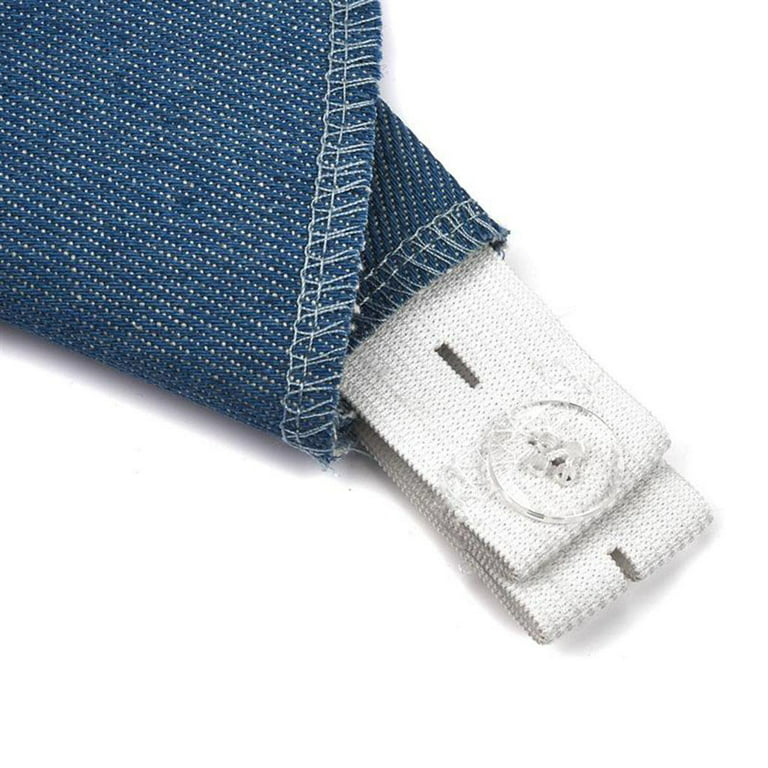 8 Pieces Maternity Pants Extender Adjustable Pant Button Extenders Elastic  Waistband Extender (Jeans)
