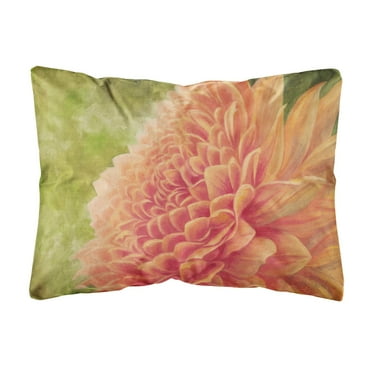 Carolines Treasures TMTR0232PW1216 Floral by Malenda Trick Canvas Fabric Decorative Pillow, 12H x16W, multicolor