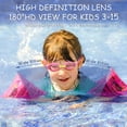 thumbnail image 7 of GPED Kids Swim Goggle,2 Pcak Adjustable Swimming Goggles,Anti-Fog No Leaking Swim Glasses for Children Age 3-14(Dark Blue/Pink), 7 of 7