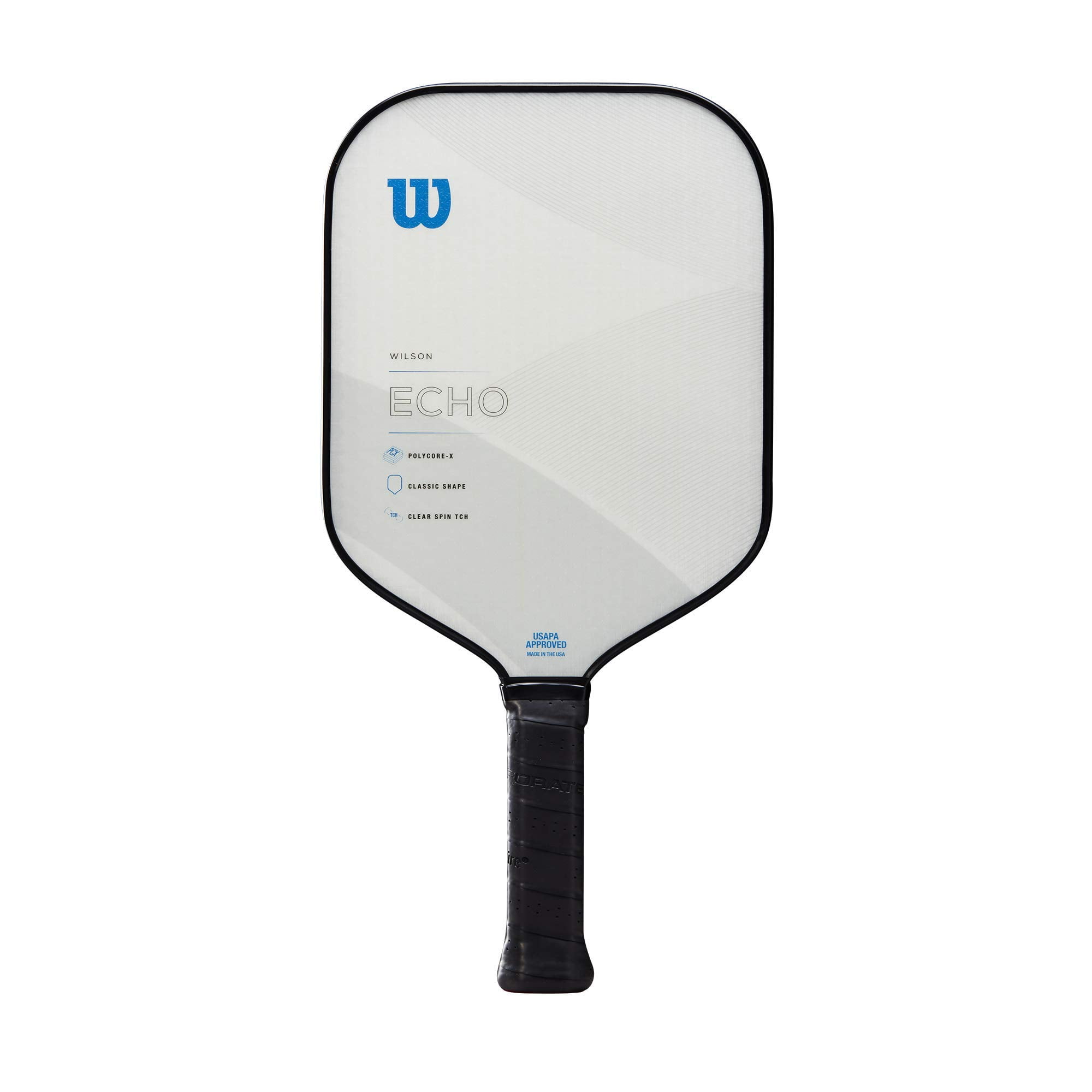 Wilson Sporting Goods Echo Pickleball Paddle, Grey and Blue