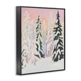 thumbnail image 2 of Stupell Industries Contemporary Peachy Pastel Winter Forest Black Framed Giclee Art, 11 x 14, by The Prints Vibe, 2 of 8