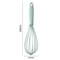 thumbnail image 5 of sunsanly 10 Inches Egg Beater Non-stick Easy to Clean PP Handle Silicone Egg Whisk Milk Mixing Stick Chef Aid Tool Kitchen Gadget, 5 of 8