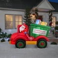 thumbnail image 2 of 8 ft. W x 6 ft. H Inflatable Animated Dump Truck with Presents Christmas Decoration, 2 of 2