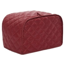 Howish Toaster Cover 1pc Long Slot Toaster Cover Red - Fingerprint (4.53"X3.15"X3.15")