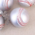 thumbnail image 5 of 12 PCS Baseball Christmas Ball Ornaments Christmas Decorations, 2.4Inch Shatterproof Xmas Tree Ornaments Balls with Hanging Loop for Holiday Party Christmas Decorations Indoor Outdoor Home, 5 of 5