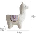 thumbnail image 2 of Ceramic Animal Succulent Planter Pots - 1 Packs 6 inch Cute Alpaca/Llama & Goat Rough Pottery Unglazed Desktop Flower Plant Pots Indoor with Drainage for Herb Cactus Air Plants, Home Decor Gifts, 2 of 6