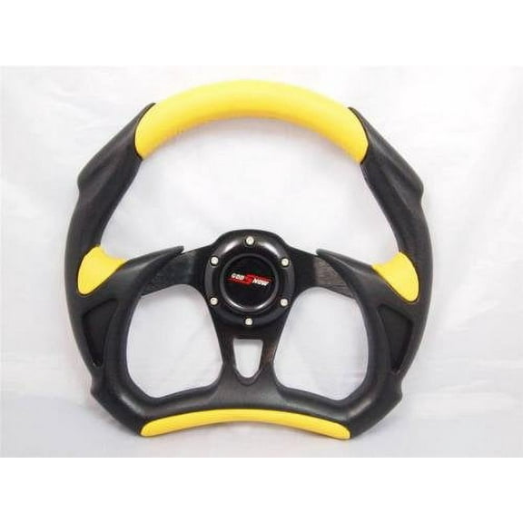 Ez-go 4 Polaris Ranger Steering Wheel Golf Cart W/ Adapter 3 Spoke Club Car"