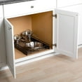 thumbnail image 3 of HOLDN' STORAGE Black Pull Out Cabinet Organizer, Heavy Duty Metal with Lifetime Limited Warranty 11”W x 21”D, 3 of 9