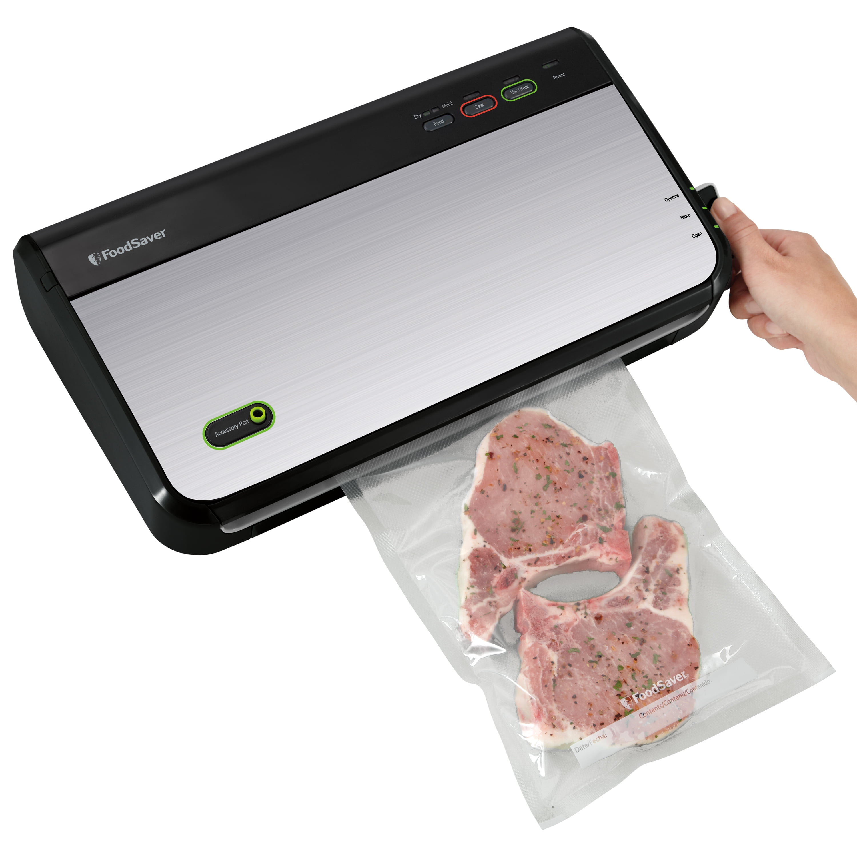 Food Saver Vacuum Sealer Machine Seal A Meal Sealing Heat System Easy to Use