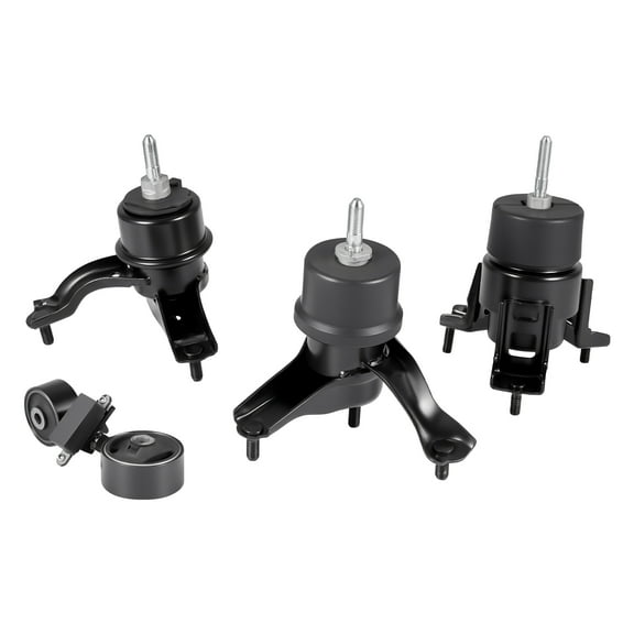 KFFKFF Engine and Transmission Motor Mount Kit Replacement, Set of 4, Compatible with 2007–2011 Toyota Camry 2.4L L4, Replace OE# A62009, A4207, A4211, A4274, Provides Stable Support