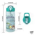 thumbnail image 2 of Zak Designs Disney 25 Fluid Ounce Plastic Water Bottle with Straw, Princess Ariel, 2 of 10