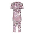thumbnail image 4 of Wancir Pajamas Set Long Sleeve Womens Button Down Sleepwear Two Piece-set Nightwear Soft Pj Lounge Sets, 4 of 4