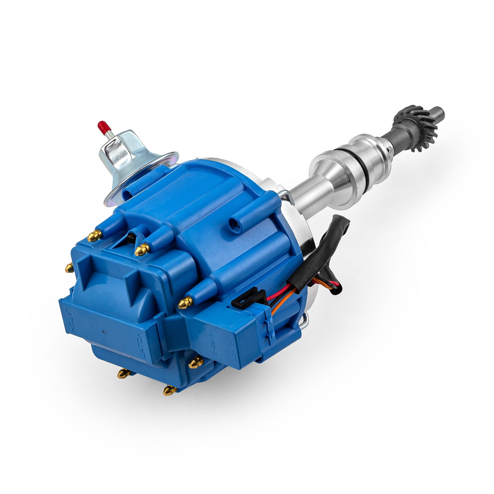 Speedmaster PCE376.1046.02 Compatible with Ford 351C Cleveland 460 Early 6000 Series 65K Coil HEI Distributor [Blue]