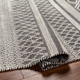 thumbnail image 5 of Hauteloom Hala Wool Living Room, Bedroom Area Rug - Contemporary - Ivory, Black - 18" Sample, 5 of 6