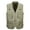 Khaki, variant on Joernso Men Waistcoat Solid Color Multi Pockets Zipper Sleeveless Spring Vest for Fishing