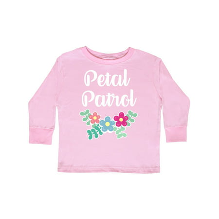 

Inktastic Spring Wedding Petal Patrol Gift Toddler Toddler Girl Long Sleeve T-Shirt