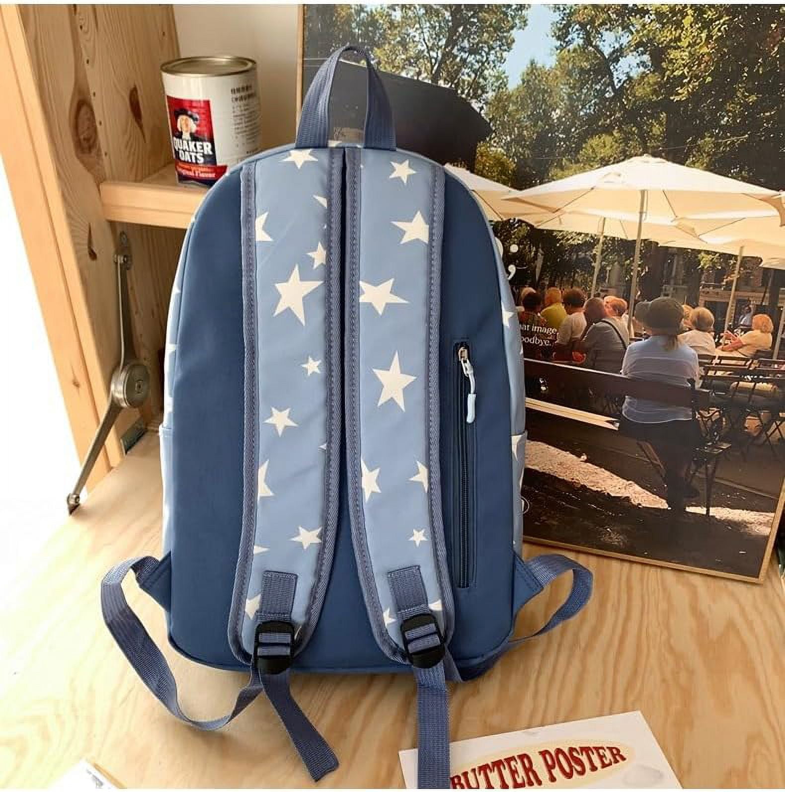 Y2K Backpack Women's Men's Cute Daypack Grunge Star Retro Chic