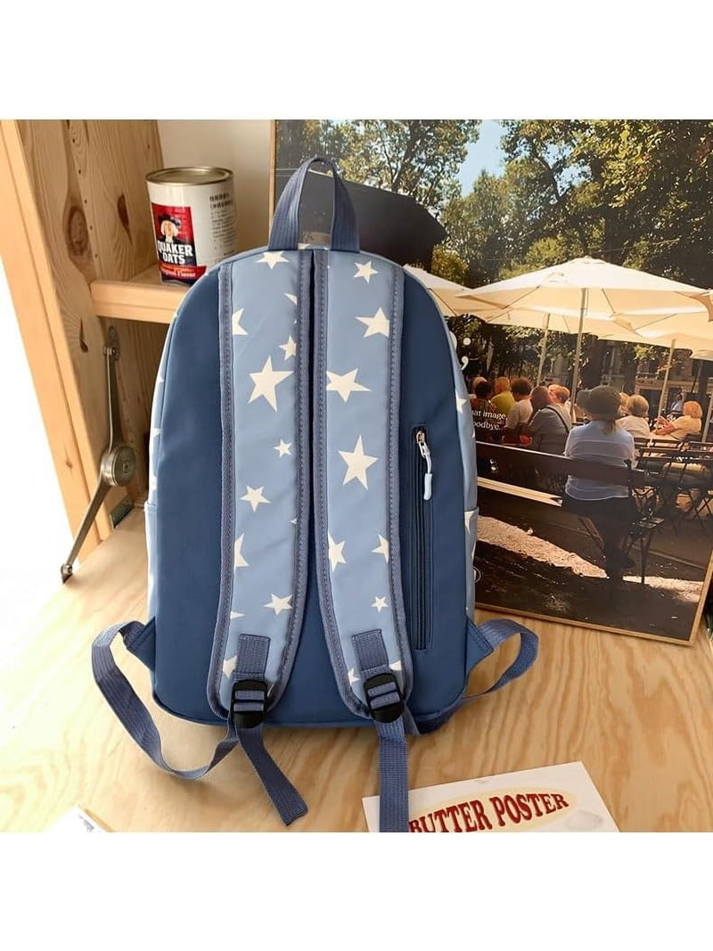 Y2K Backpack Women's Men's Cute Daypack Grunge Star Retro Chic
