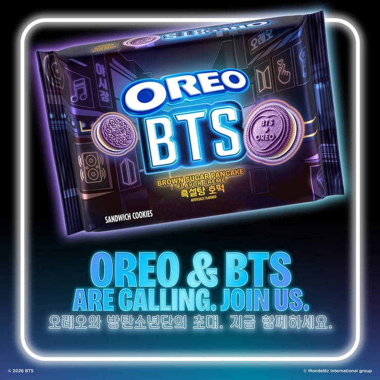 【海外限定】oreo × BTS エプロン Limited Edition BTS Sandwich Cookies 10.68 oz – Walmart.com