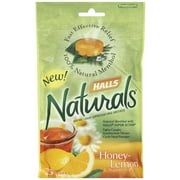 Halls Naturals Drops Honey-Lemon Chamomile 25 Each