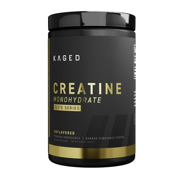 Kaged Creatine Monohydrate Elite - High Absorption Creatine with MAXCatalyst - Unflavored Powder - 60 Servings