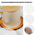 thumbnail image 3 of Homoyoyo 20Pcs Cross Stitch Canvas Plastic White Mesh Sheets DIY Projects Artisans, 3 of 8
