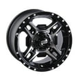 thumbnail image 4 of 4/110 Tusk Beartooth Wheel 12x7 5.0 + 2.0 Machined/Black For YAMAHA BIG BEAR 4x4 350 1987-1999, 4 of 8