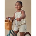 thumbnail image 2 of Modern Moments by Gerber Toddler Girl Organic Smocked Wide Leg Short, Sizes 12M-5T, 2 of 9