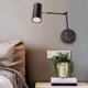thumbnail image 4 of Apliques De Pared Con Brazo Oscilante Inteligente Luz Cálida De 3000 K Ideal Para Lámpara De Pared De Habitación Diseño Moderno Y Elegante Lector Perfecto Lámparas De Pared, 4 of 7