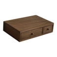 thumbnail image 2 of DOLITY Wooden Desktop Organizer Creative Monitor Stand Riser for Desk Office Indoor 2 Drawer, 2 of 9