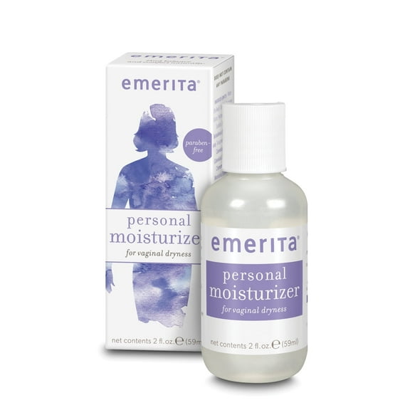 Emerita Personal Moisturizer | Intimate Skin Care For Vaginal Dryness | Water Based with Calendula & Vitamin E | Estrogen & No Parabens (2 fl oz)