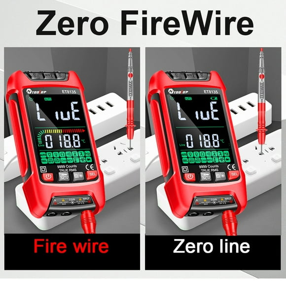 Multimeters,Color Display Handheld Resistance Diode Meter Display Handheld Ncv 9999 Color Display Dsfen Temperatu. Professional T Resistance Buzhi Twirltide