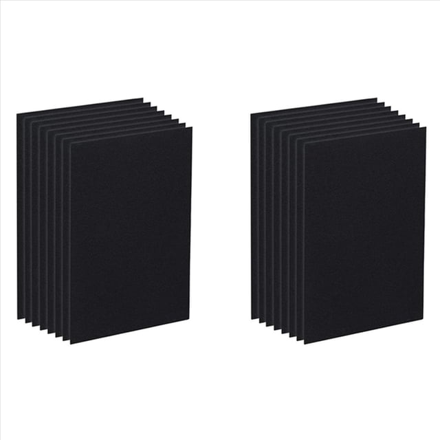 16PCS Premium Carbon Activated Pre Filters Air Purifier Accessories for HPA100 Air Purifier,16 x carbon filter,Black