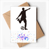 Football soccer Outline Sports Welcome Back Greeting Cards Envelopes Blank