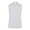 White, variant on Monterey Club Women's X-Cool Collection Oval Texture Solid Polo Sleeveless Shirt #4143