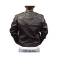 thumbnail image 2 of Redline Men's Cowhide Leather Motorcycle Jacket w/ Thinsulate Liner M-100 (3XL), 2 of 3