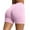 Pink, variant on Women's High Waisted Biker Shorts Stretchy Tummy Control Workout Shorts