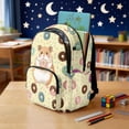 thumbnail image 3 of Uorisanigo Donut Hamster Kids Backpack with Lunch Bag and Water Bottle Holder, Breathable College Student Shoulder Bags with Adjustable Straps, Great for Boys and Girls, 3 of 7