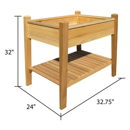 Arboria EZ Plant Cedar Raised Garden Bed