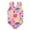 Pink, variant on Baby Girl Swimsuits Cute One Piece Bathing Suit Kids Spring Summer Print Cotton Sleeveless Romper Body Clothing Beach Swim Suit Girls' Swimwear Pink Size 9-12 Months