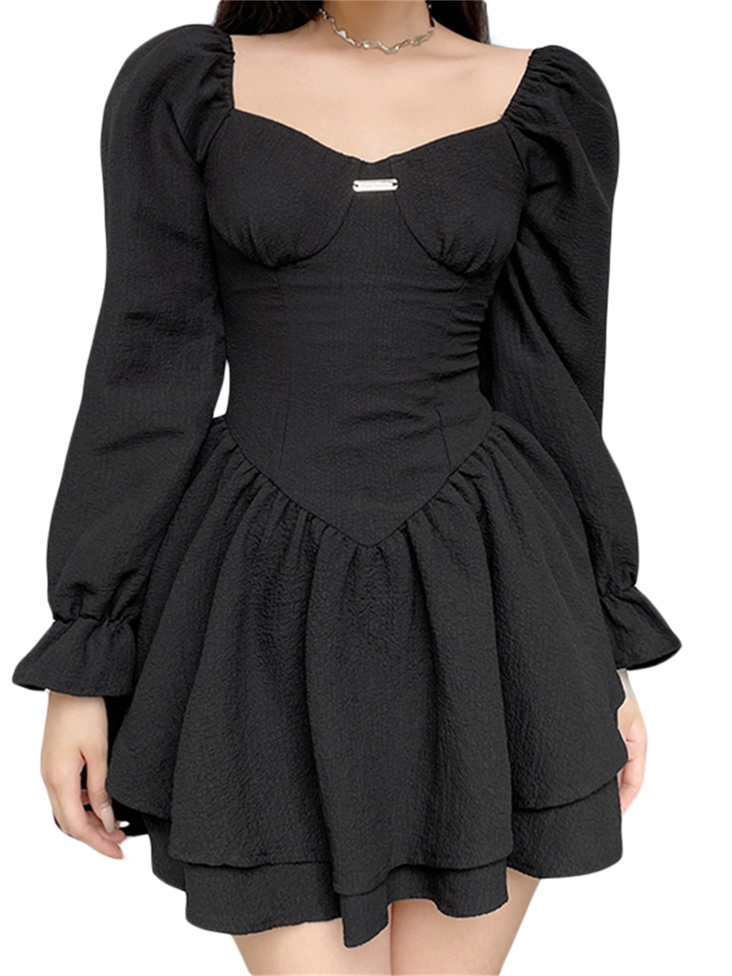 Vintage Grunge Gothic Lolita Mini Swing Dress Zimbabwe | Ubuy