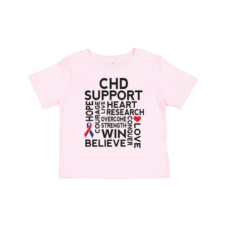 

Inktastic CHD Awareness Heart Defect Gift Toddler Boy or Toddler Girl T-Shirt