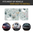 thumbnail image 5 of Zufioo Goose and Doodle Flowers Print Car Aluminum Front License Plate, 12x6 Inch Decorative Personalized Car License Plate Car Accessories, 5 of 8