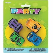 Mini Race Cars Party Favors, 4pk