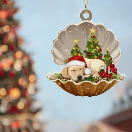 

Weerihhol In Pearl Scene-Sleeping Ornament Christmas In A Sleeping Christmas Dog Bead Garland with Tear Drops Painted Ceramic Eggs Home Decorations Easter Eggs to Decorate Christmas Glass Christmas