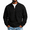 Black #368, variant on Men's Quarter Zip Sweatshirt Stand Collar Pullover Top with Chest Pocket Relaxed Fit Casual Sweatshirts