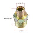 thumbnail image 2 of Conector de tubo reductor - Niple hexagonal - 3/4 X 3/8 conector macho BSP con acabado de zinc 2 piezas, 2 of 3