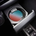 thumbnail image 3 of XDDJA Aqua Green and Red Gradient Texture Set of 4 Car Coaster for Drinks, Absorbent Ceramic Stone Coasters Cup Mat with Cork Base for Home Kitchen Room Coffee Table Bar Decor, 3 of 5